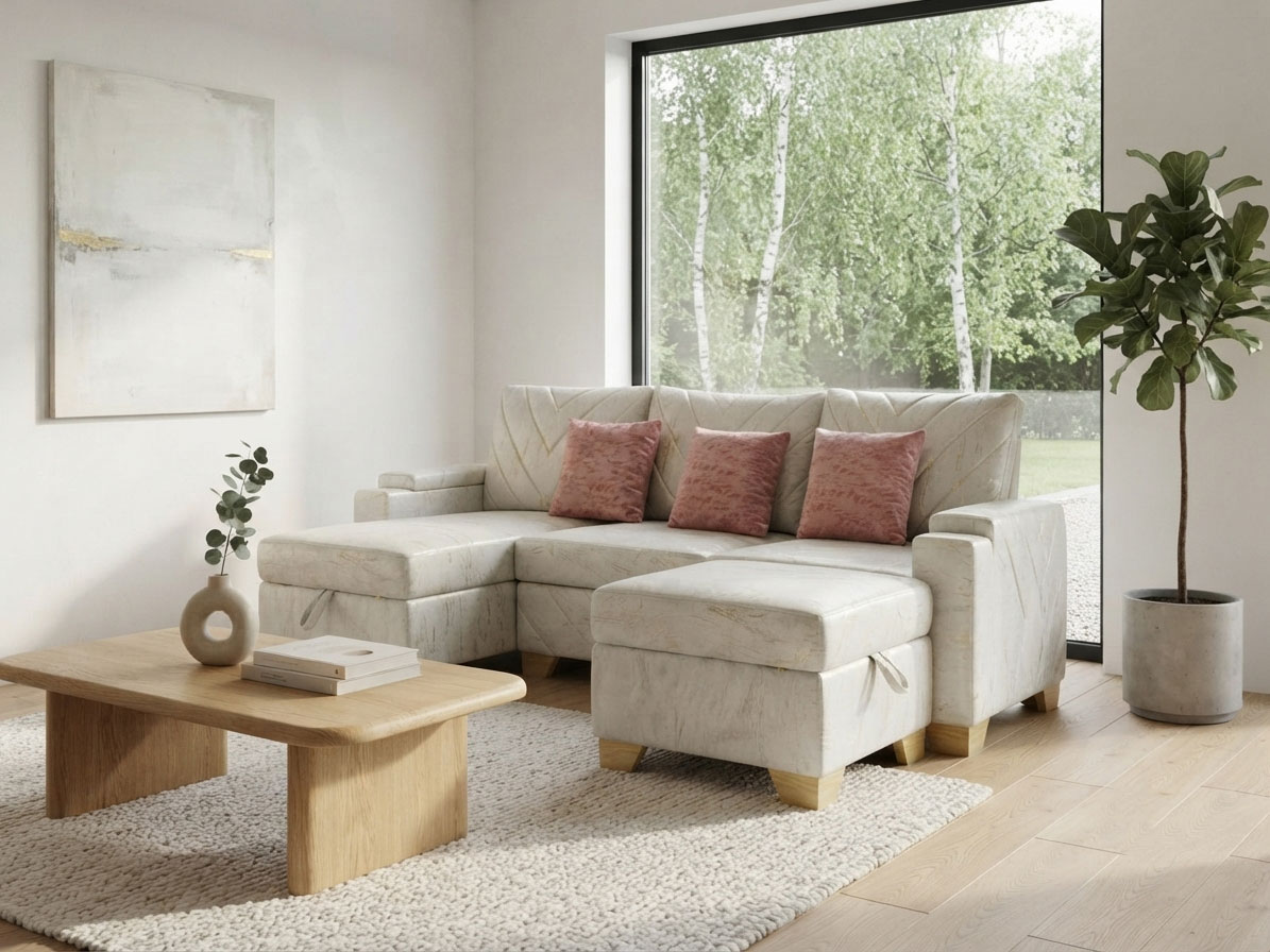 SOFA VERDE-MARMOL