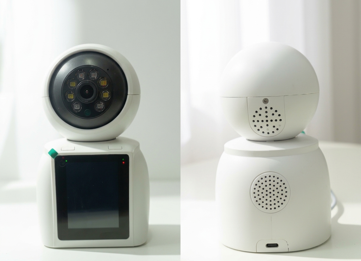 Cámara de Seguridad WiFi con Pantalla